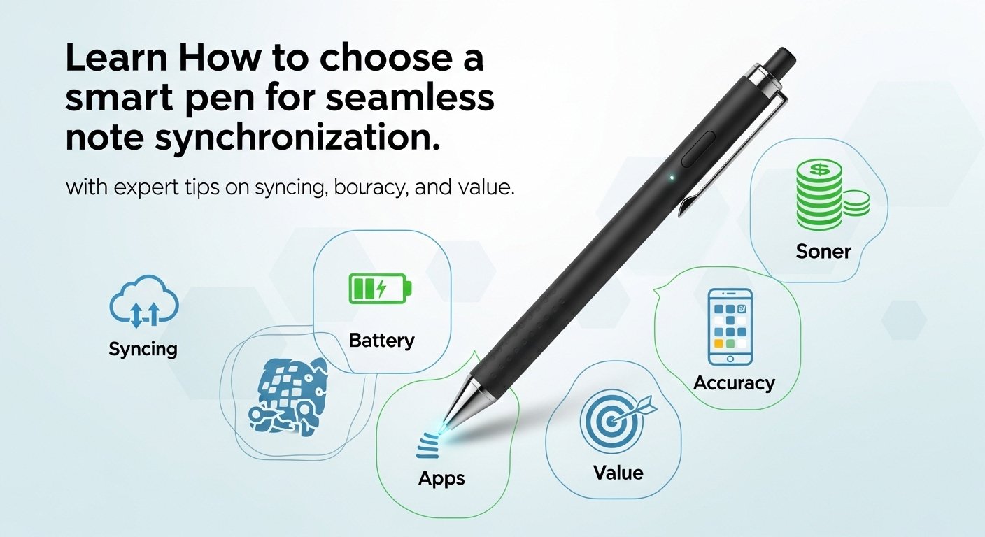How to choose a smart pen for seamless note synchronization.