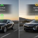 do the driving modes in cadillac lyriq offer different ranges or battery usages
